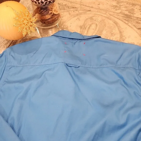 Robert Graham Vibrant Blue Casual Button Down Shirt XL - Picture 7 of 8